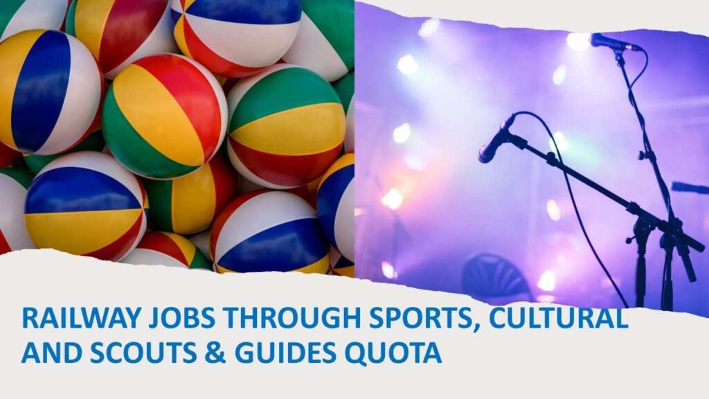 Railway Jobs Through Sports, Cultural And Scouts & Guides Quota