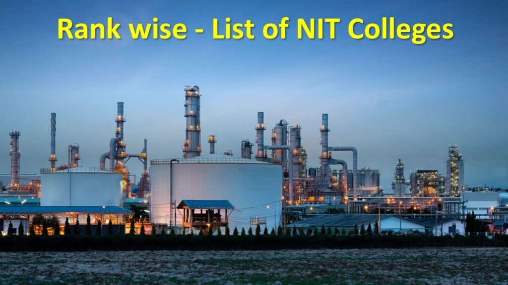 Rankwise - List of NIT Colleges