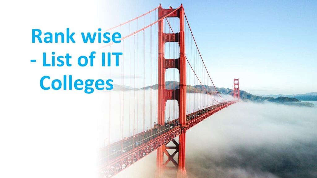 Rankwise - List of IIT Colleges